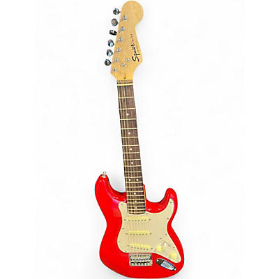 Used Squier Mini Affinity Stratocaster Red Electric Guitar