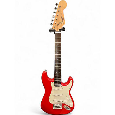 Used Squier Mini Affinity Stratocaster Red Electric Guitar