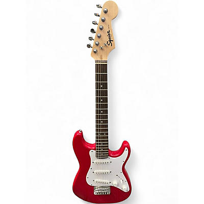 Used Squier Mini Affinity Stratocaster Red Electric Guitar