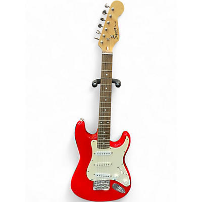 Used Squier Mini Affinity Stratocaster Red Electric Guitar
