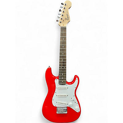 Used Squier Mini Affinity Stratocaster Red Electric Guitar