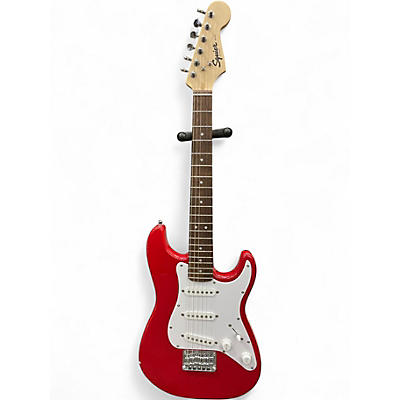 Used Squier Mini Affinity Stratocaster Red Electric Guitar