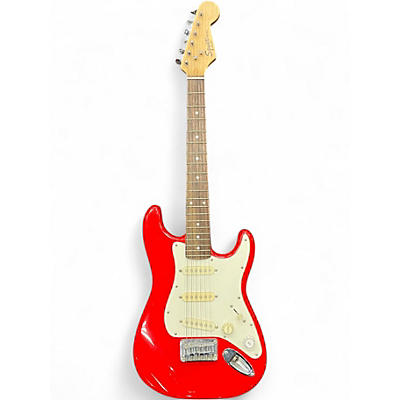 Used Squier Mini Affinity Stratocaster Red Electric Guitar