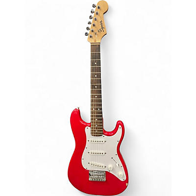 Used Squier Mini Affinity Stratocaster Red Electric Guitar