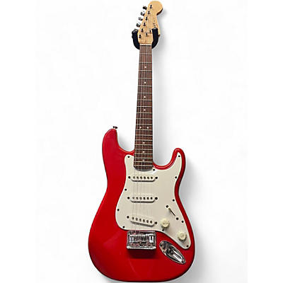 Used Squier Mini Affinity Stratocaster Red Electric Guitar