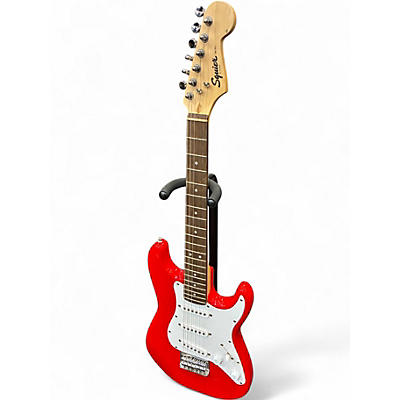 Used Squier Mini Affinity Stratocaster Red Electric Guitar