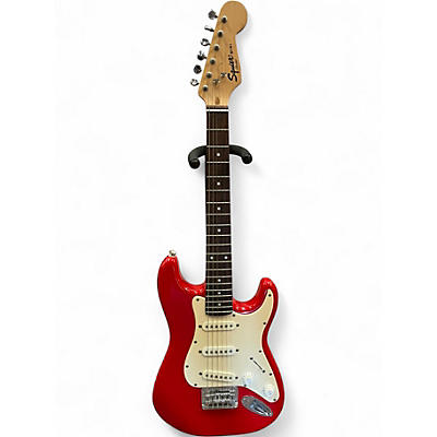 Used Squier Mini Affinity Stratocaster Red Electric Guitar