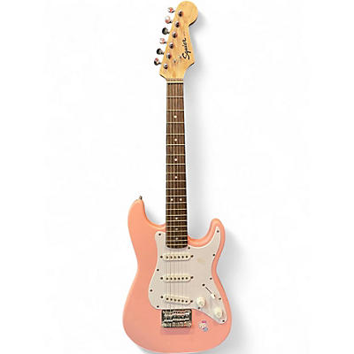 Used Squier Mini Affinity Stratocaster Shell Pink Electric Guitar