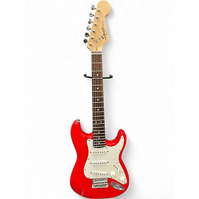 Used Squier Mini Affinity Stratocaster Torino Red Electric Guitar