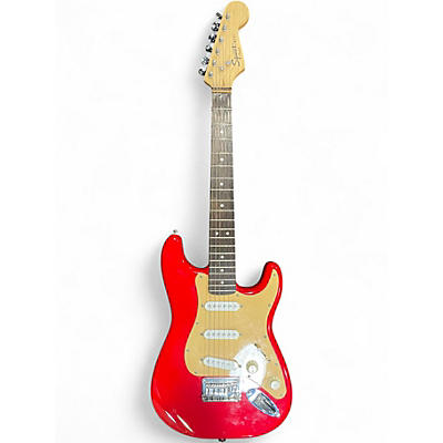 Used Squier Mini Affinity Stratocaster Torino Red Electric Guitar