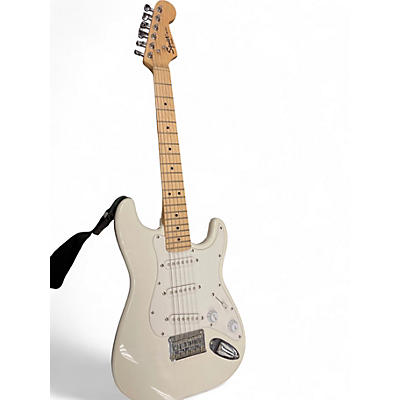 Used Squier Mini Affinity Stratocaster White Electric Guitar