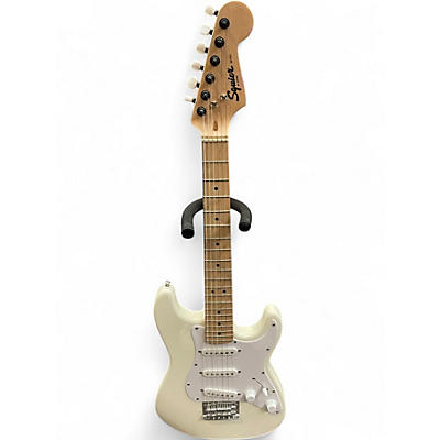 Used Squier Mini Affinity Stratocaster White Electric Guitar