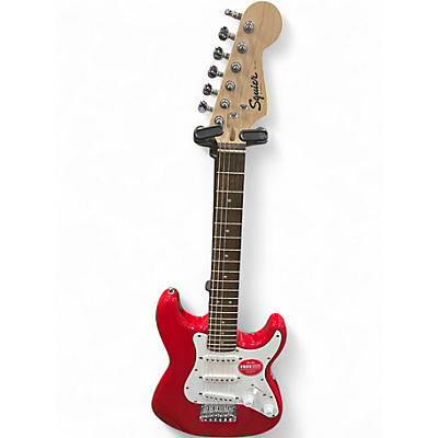 Used Squier Mini Affinity Stratocaster red Electric Guitar