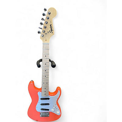 Used Squier Mini Affinity Stratocaster tahitian coral Electric Guitar