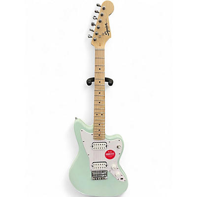 Used Squier Mini Jazzmaster HH Surf Green Electric Guitar