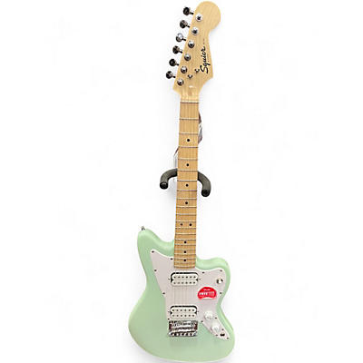 Used Squier Mini Jazzmaster HH Surf Green Electric Guitar
