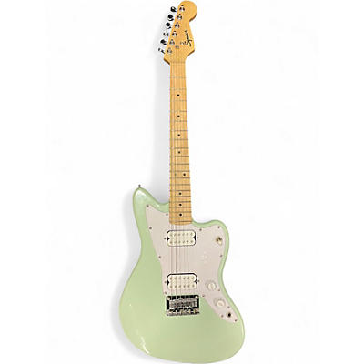 Used Squier Mini Jazzmaster HH Surf Green Solid Body Electric Guitar