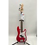 Used Squier Used Squier Mini P Bass Red Electric Bass Guitar Red