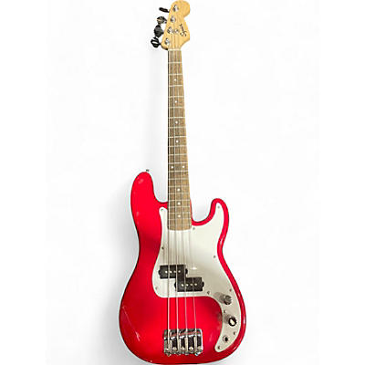 Squier Used Squier Mini P Bass Red Electric Bass Guitar