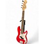 Used Squier Mini P Bass Red Electric Bass Guitar Red