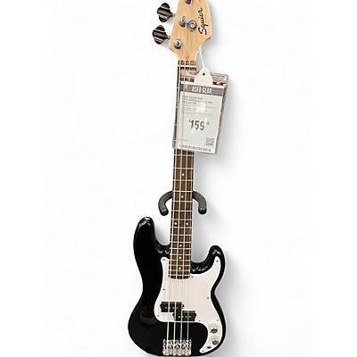 Used Squier Mini Precision Black Electric Bass Guitar
