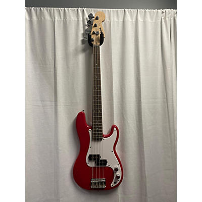 Squier Used Squier Mini Red Electric Bass Guitar