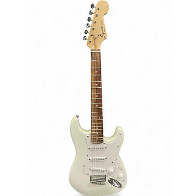 Used Squier Mini Strat Vintage White Electric Guitar