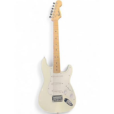 Used Squier Mini Stratocaster White Electric Guitar