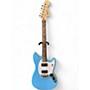 Used Squier Mustang Blue Solid Body Electric Guitar Blue