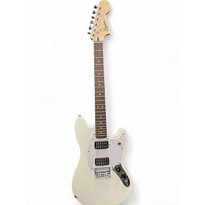 Used Squier Mustang HH white Solid Body Electric Guitar