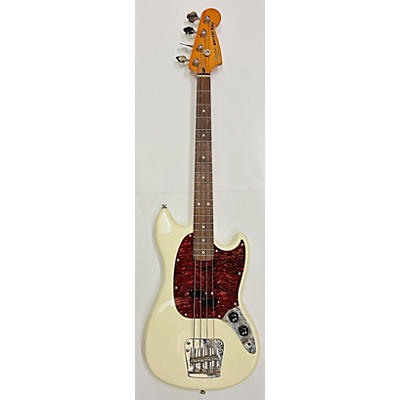 Squier Used Squier Mustang Olympic White Electric Bass Guitar