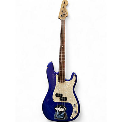 Used Squier P-BASS Blue Electric Bass Guitar