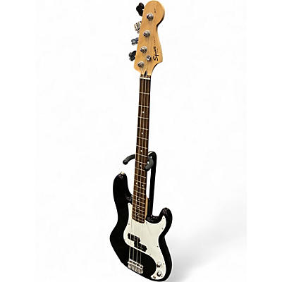 Used Squier P-Bass Black Electric Bass Guitar