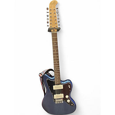 Used Squier PARANORMAL JAZZMASTER Blue Solid Body Electric Guitar