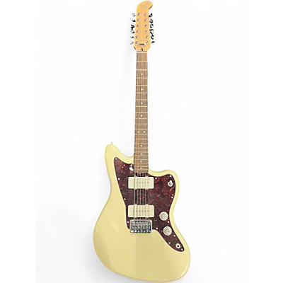 Used Squier PARANORMAL JAZZMASTER WHITE Solid Body Electric Guitar