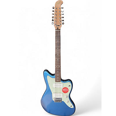 Used Squier PARANORMAL JAZZMASTER XII BLUE Solid Body Electric Guitar