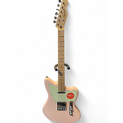 Used Squier PARANORMAL OFFSET TELE Shell Pink Solid Body Electric Guitar