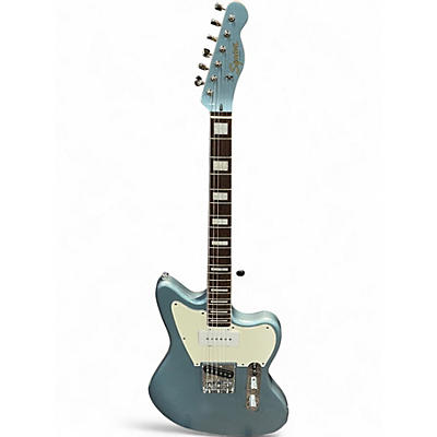 Used Squier PARANORMAL OFFSET TELECASTER SJ Ice Blue Metallic Solid Body Electric Guitar