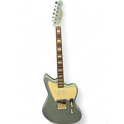 Used Squier PARANORMAL OFFSET TELECASTER SJ LE Ice Blue Metallic Solid Body Electric Guitar
