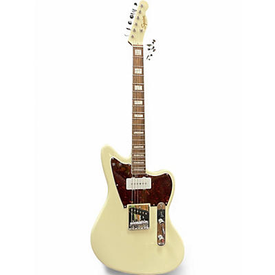 Used Squier PARANORMAL OFFSET TELECASTER SJ WHITE Solid Body Electric Guitar