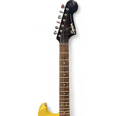 Used Squier PARANORMAL STRATOSANIC TV Yellow Solid Body Electric Guitar