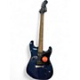 Used Squier PARANORMAL Strat-O-SONIC Blue Solid Body Electric Guitar Blue