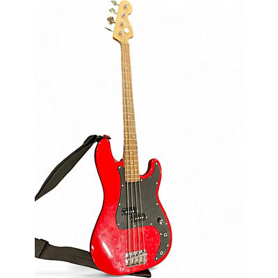 Squier Used Squier PJ Red Electric Bass Guitar