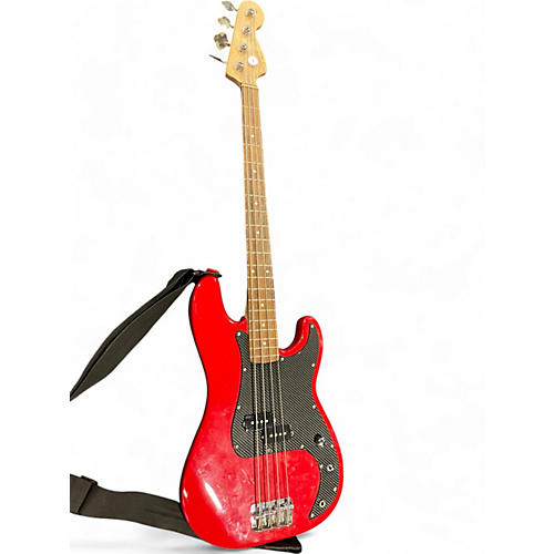 Squier Used Squier PJ Red Electric Bass Guitar Red