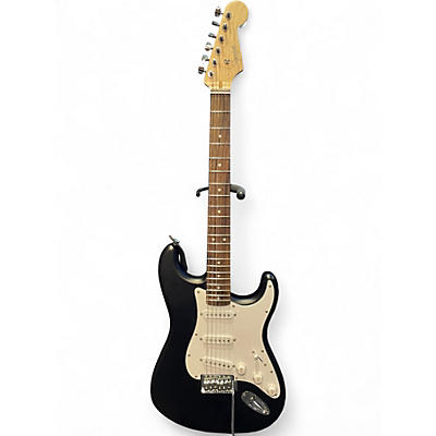 Used Squier PK DEBUT STRATOCASTER Black Solid Body Electric Guitar