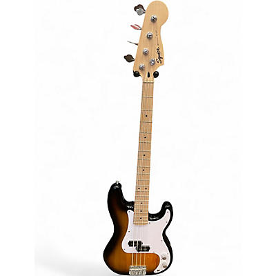 Used Squier  PRECISION  2 Color Sunburst Electric Bass Guitar
