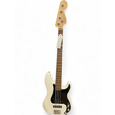 Used Squier PRESCISION BASS Alpine White Electric Bass Guitar