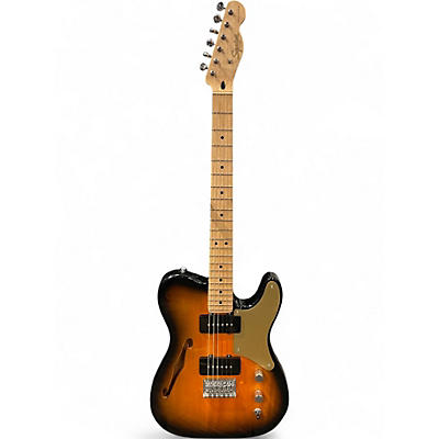 Used Squier Paranormal Baritone Cabronita Telecaster 2 Color Sunburst Solid Body Electric Guitar