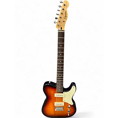 Used Squier Paranormal Baritone Cabronita Telecaster BURST Solid Body Electric Guitar