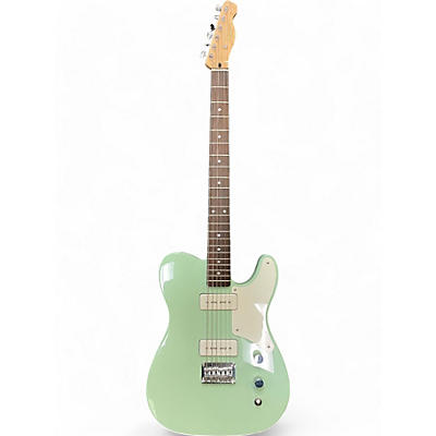 Squier Used Squier Paranormal Baritone Cabronita Telecaster Seafoam Green Solid Body Electric Guitar